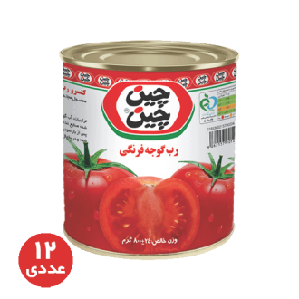 رب چین چین قوطی 800 گرمی بسته 12عددی